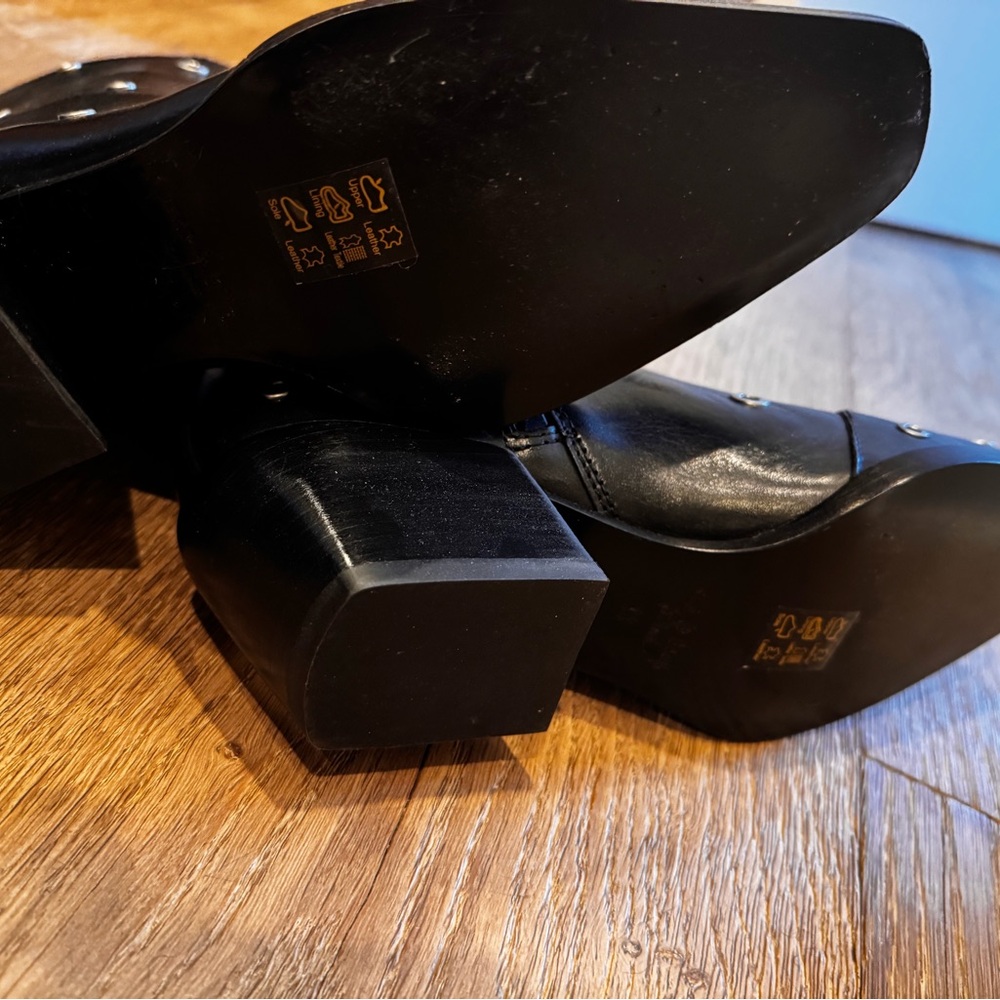 rag & bone Joni Zip Leather Chelsea boots (Never Been Worn)